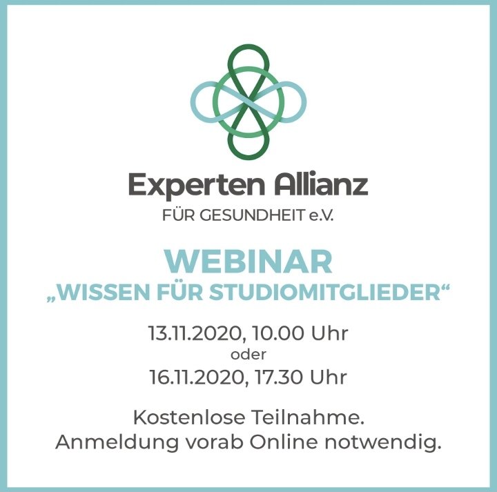 Webinar Gesundheit Braucht Training Wissen Fur Studiomitglieder 16 11 Um 17 30 Uhr Physiotherapie Spremberg